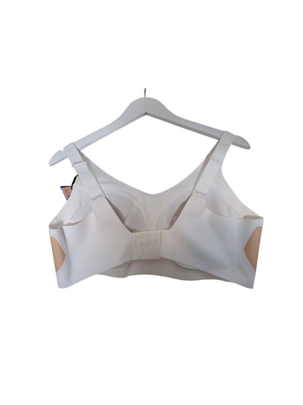 Honeylove CrossFlex Wire-Free White Activity Bra 1X Adjustable Straps & Mesh Pan - Picture 8 of 8
